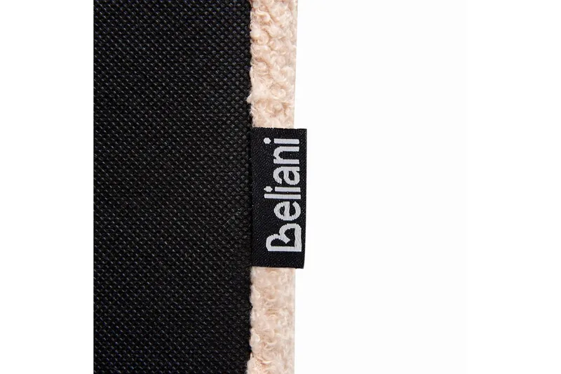 Säng med lamellram Albi - Beige, svart/Bouclé, 140x200 cm - Möbler - Sovrum - Sängram & sängstomme