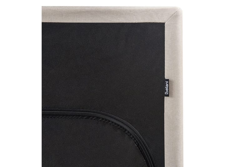 Säng med lamellram Albi - Beige, svart/Polyester, 140x200 cm - Möbler - Sovrum - Sängram & sängstomme