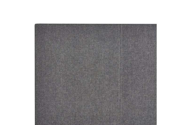 Säng med lamellram Albi - Grå, svart/Polyester, 140x200 cm - Möbler - Sovrum - Sängram & sängstomme
