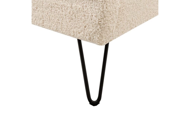 Säng med lamellram Ambillou - Beige, svart, 160x200 cm - Möbler - Sovrum - Sängram & sängstomme