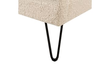 Säng med lamellram Ambillou - Beige, svart, 160x200 cm - Möbler - Sovrum - Sängram & sängstomme