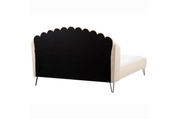 Säng med lamellram Ambillou - Beige, svart, 180x200 cm - Möbler - Sovrum - Sängram & sängstomme