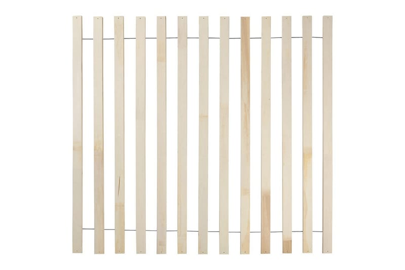 Säng med lamellram Boisset - Brun/Gummiträ, 160x200 cm - Möbler - Sovrum - Sängram & sängstomme
