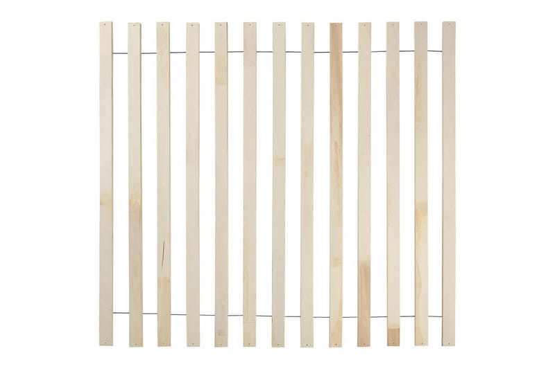 Säng med lamellram Boisset - Brun/Gummiträ, 160x200 cm - Möbler - Sovrum - Sängram & sängstomme