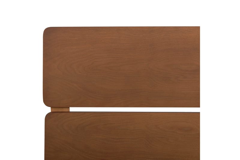 Säng med lamellram Boisset - Brun/Gummiträ, 160x200 cm - Möbler - Sovrum - Sängram & sängstomme