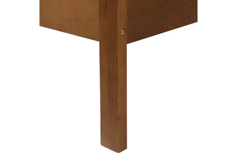 Säng med lamellram Boisset - Brun/Gummiträ, 160x200 cm - Möbler - Sovrum - Sängram & sängstomme