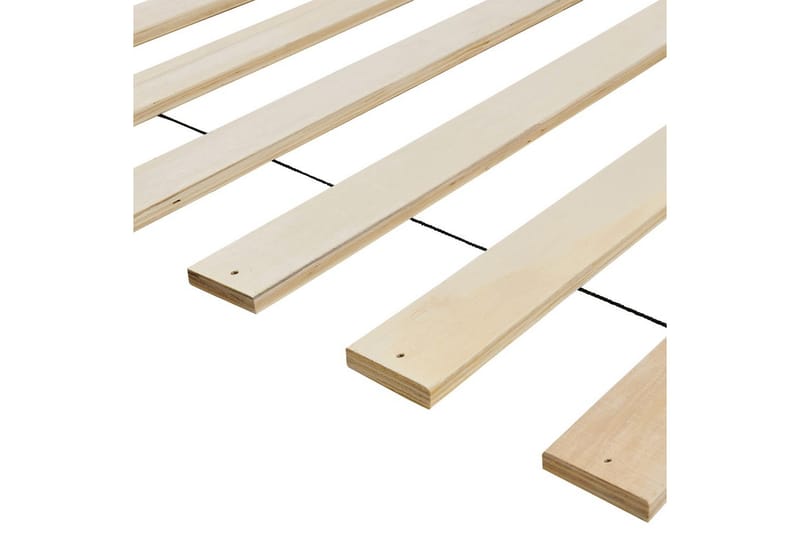 Säng med lamellram Boisset - Brun/Gummiträ, 180x200 cm - Möbler - Sovrum - Sängram & sängstomme