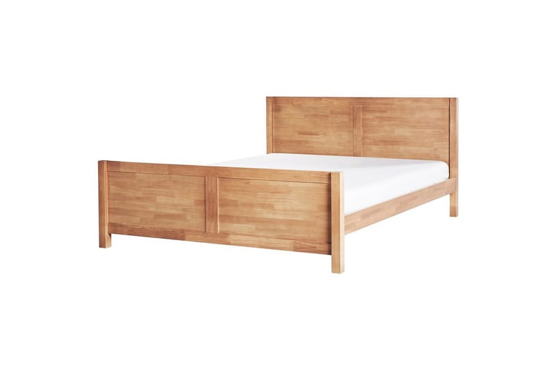 Säng med lamellram Champagnat, Ljus trä, 180x200 cm