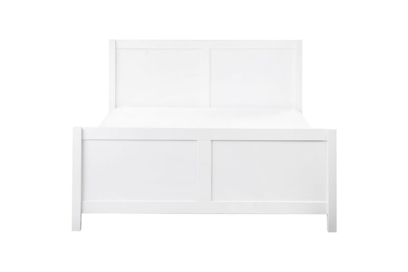 Säng med lamellram Champagnat - Vit, 140x200 cm - Möbler - Sovrum - Sängram & sängstomme