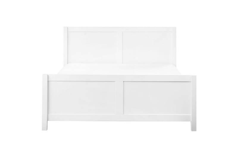 Säng med lamellram Champagnat - Vit, 160x200 cm - Möbler - Sovrum - Sängram & sängstomme