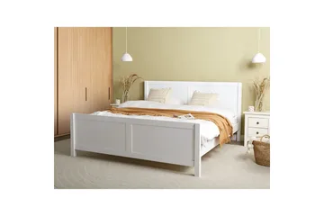 Säng med lamellram Champagnat - Vit, 180x200 cm - Möbler - Sovrum - Sängram & sängstomme