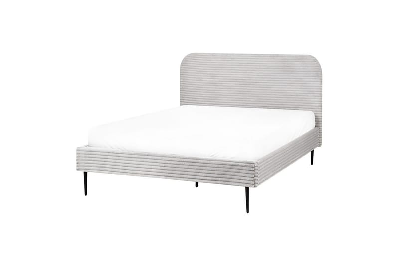 Säng med lamellram Flayat - Grå, svart, 140x200 cm - Möbler - Sovrum - Sängram & sängstomme