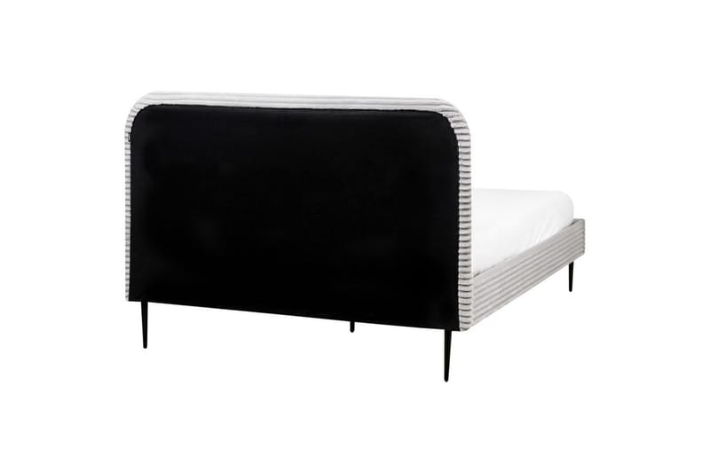 Säng med lamellram Flayat - Grå, svart, 140x200 cm - Möbler - Sovrum - Sängram & sängstomme