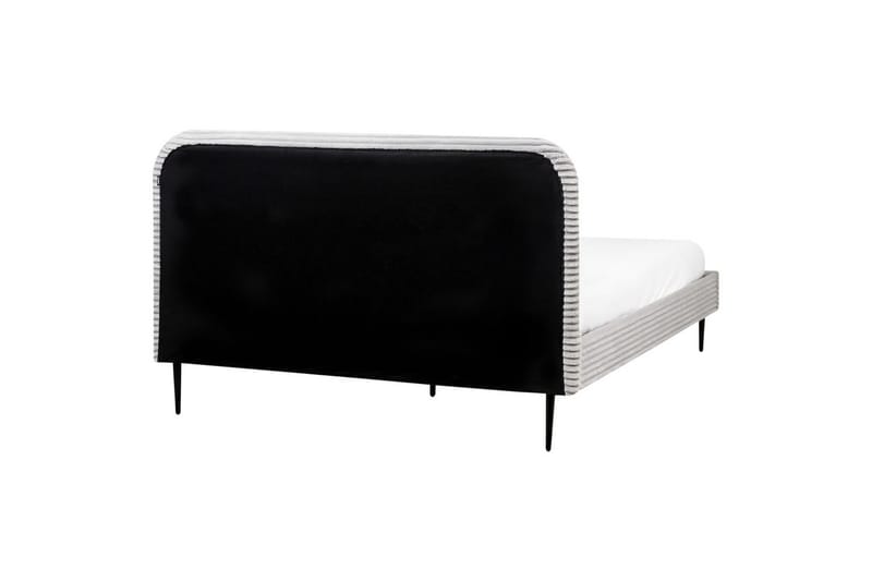 Säng med lamellram Flayat - Grå, svart, 160x200 cm - Möbler - Sovrum - Sängram & sängstomme