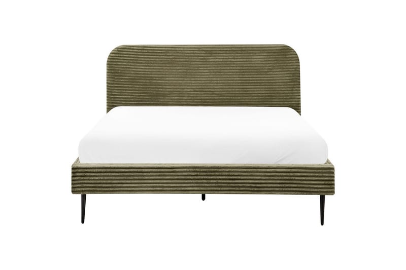 Säng med lamellram Flayat - Grön, Svart, 160x200 cm - Möbler - Sovrum - Sängram & sängstomme