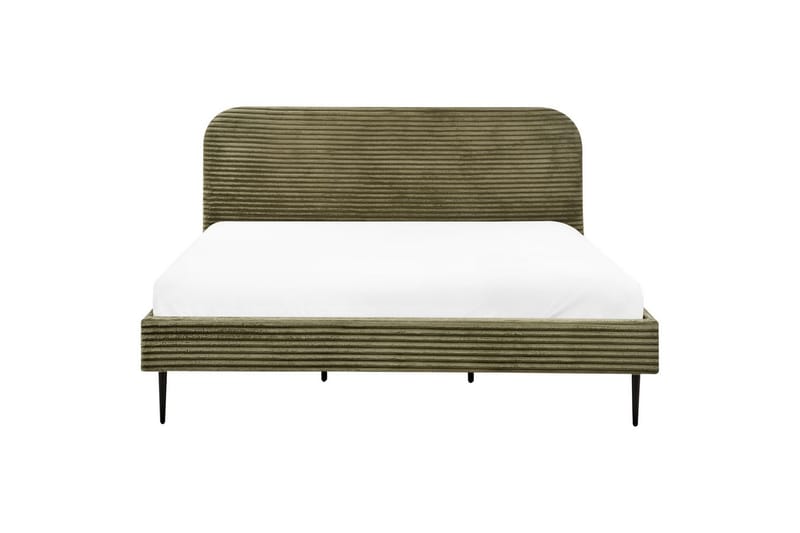 Säng med lamellram Flayat - Grön, Svart, 180x200 cm - Möbler - Sovrum - Sängram & sängstomme