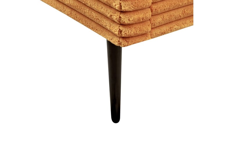 Säng med lamellram Flayat - Orange, svart, 140x200 cm - Möbler - Sovrum - Sängram & sängstomme