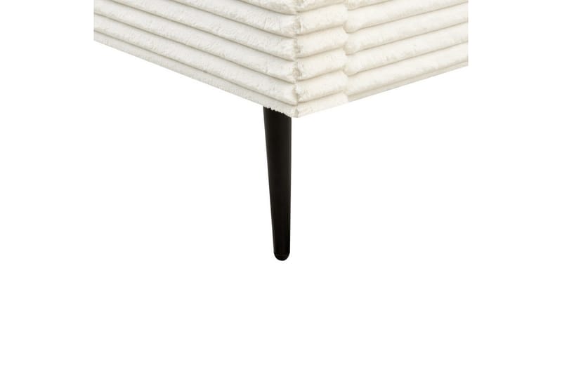 Säng med lamellram Flayat - Vit, Svart, 140x200 cm - Möbler - Sovrum - Sängram & sängstomme