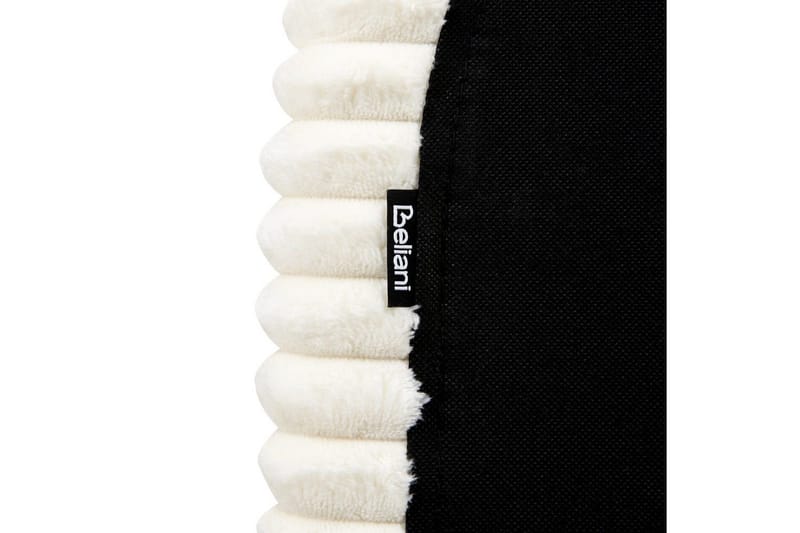 Säng med lamellram Flayat - Vit, Svart, 160x200 cm - Möbler - Sovrum - Sängram & sängstomme