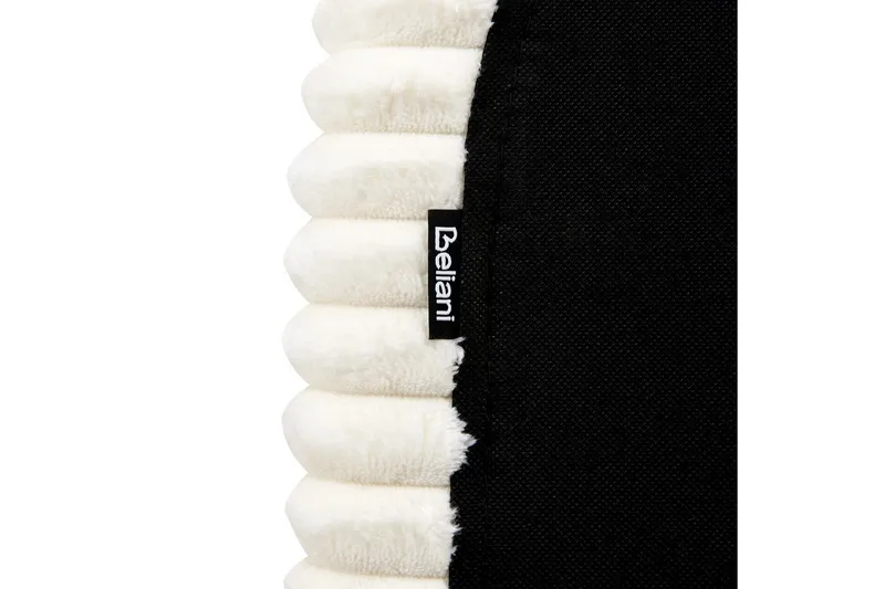 Säng med lamellram Flayat - Vit, Svart, 180x200 cm - Möbler - Sovrum - Sängram & sängstomme