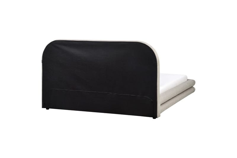 Säng med lamellram Lavardens - Beige, svart, 160x200 cm - Möbler - Sovrum - Sängram & sängstomme