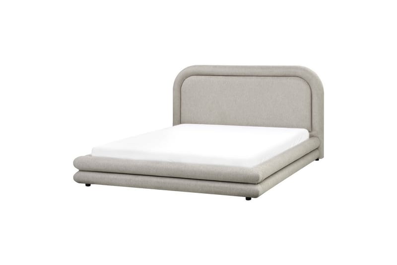 Säng med lamellram Lavardens - Beige, svart, 160x200 cm - Möbler - Sovrum - Sängram & sängstomme