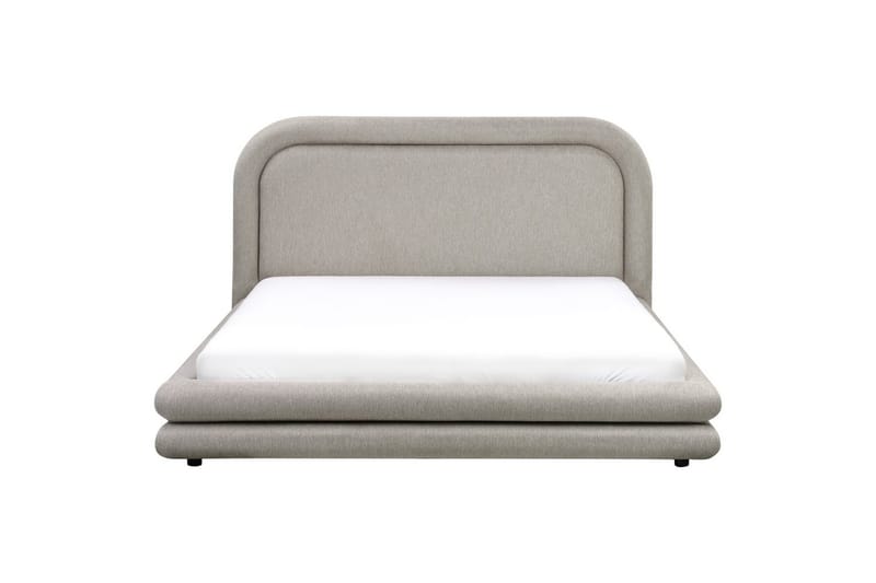 Säng med lamellram Lavardens - Beige, svart, 160x200 cm - Möbler - Sovrum - Sängram & sängstomme