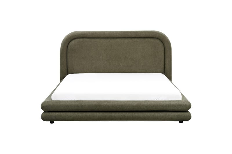 Säng med lamellram Lavardens - Grön, Svart, 160x200 cm - Möbler - Sovrum - Sängram & sängstomme