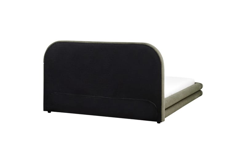 Säng med lamellram Lavardens - Grön, Svart, 160x200 cm - Möbler - Sovrum - Sängram & sängstomme