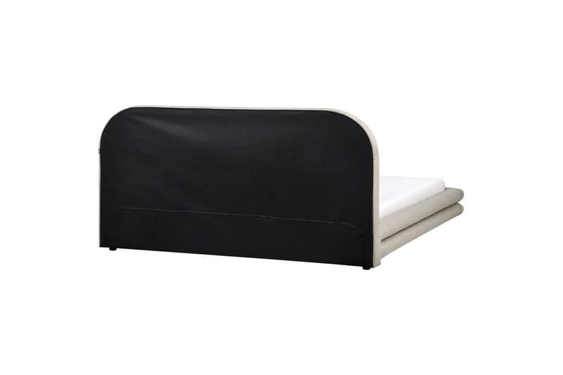 Säng med lamellram Lavardens - Taupe, svart, 180x200 cm - Möbler - Sovrum - Sängram & sängstomme