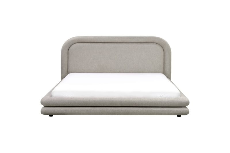 Säng med lamellram Lavardens - Taupe, svart, 180x200 cm - Möbler - Sovrum - Sängram & sängstomme