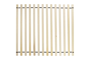 Säng med lamellram Lestre - Vit, Svart, 160x200 cm - Möbler - Sovrum - Sängram & sängstomme