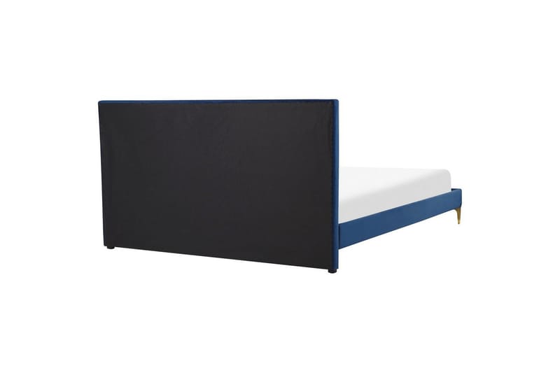 Säng med lamellram Limoux - Blå, 160x200 cm - Möbler - Sovrum - Sängram & sängstomme