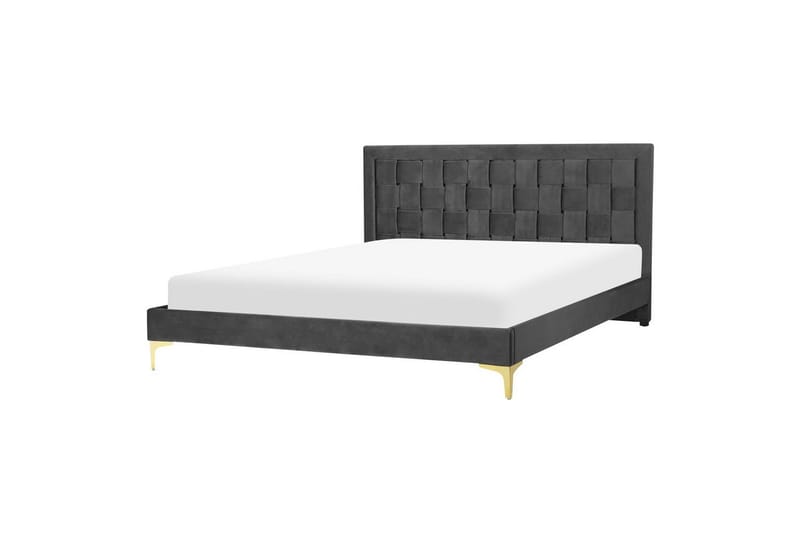 Säng med lamellram Limoux - Svart, 160x200 cm - Möbler - Sovrum - Sängram & sängstomme