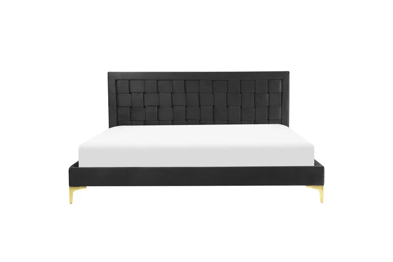 Säng med lamellram Limoux - Svart, 180x200 cm - Möbler - Sovrum - Sängram & sängstomme
