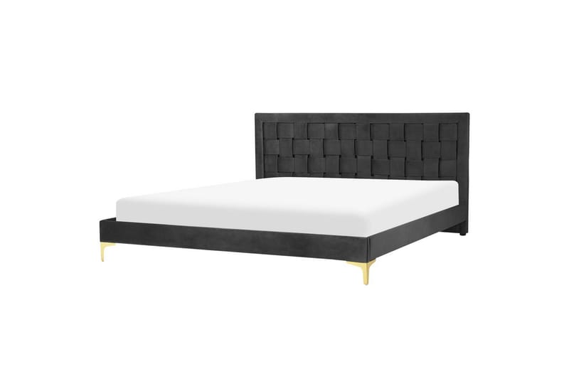 Säng med lamellram Limoux - Svart, 180x200 cm - Möbler - Sovrum - Sängram & sängstomme