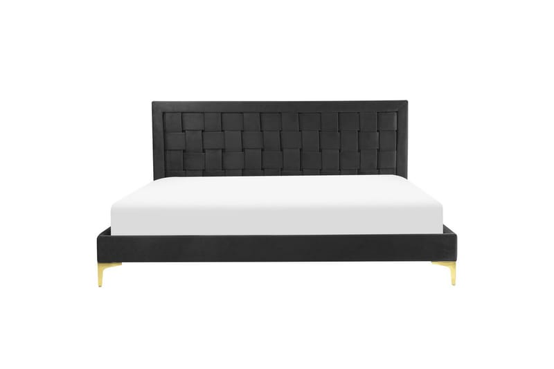 Säng med lamellram Limoux - Svart, 180x200 cm - Möbler - Sovrum - Sängram & sängstomme