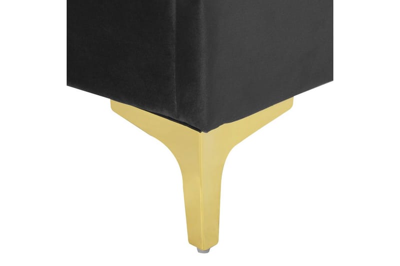 Säng med lamellram Limoux - Svart, 180x200 cm - Möbler - Sovrum - Sängram & sängstomme