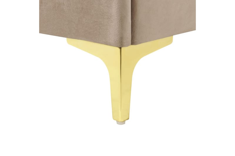 Säng med lamellram Limoux - Taupe, 140x200 cm - Möbler - Sovrum - Sängram & sängstomme