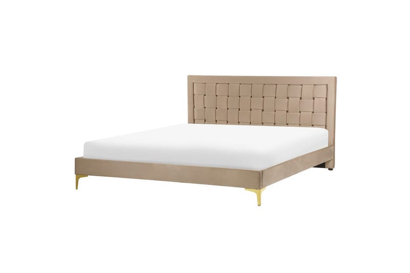 Säng med lamellram Limoux - Taupe, 160x200 cm - Möbler - Sovrum - Sängram & sängstomme