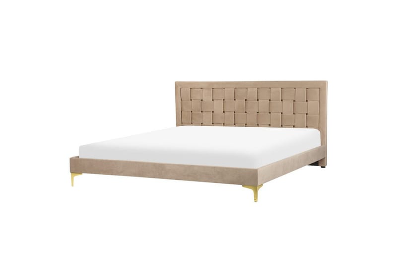Säng med lamellram Limoux - Taupe, 180x200 cm - Möbler - Sovrum - Sängram & sängstomme