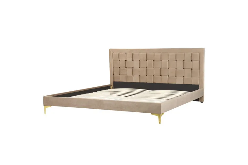 Säng med lamellram Limoux - Taupe, 180x200 cm - Möbler - Sovrum - Sängram & sängstomme