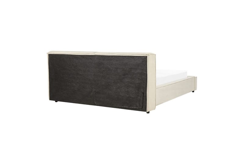 Säng med lamellram Linards - Beige/Manchestertyg, 160x200 cm - Möbler - Sovrum - Sängram & sängstomme