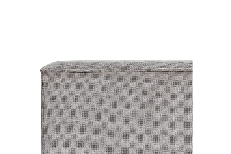 Säng med lamellram Linards - Grå/Polyester, 160x200 cm - Möbler - Sovrum - Sängram & sängstomme