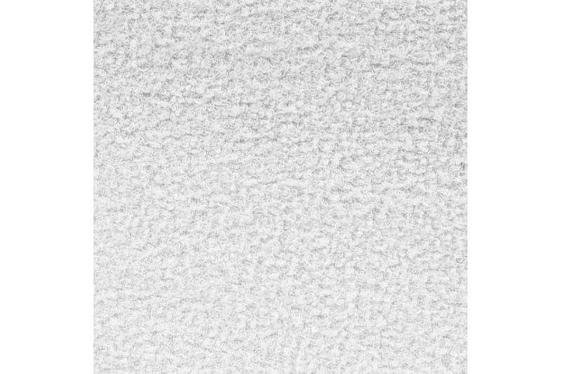 Säng med lamellram Linards - Vit/Bouclé, 160x200 cm - Möbler - Sovrum - Sängram & sängstomme