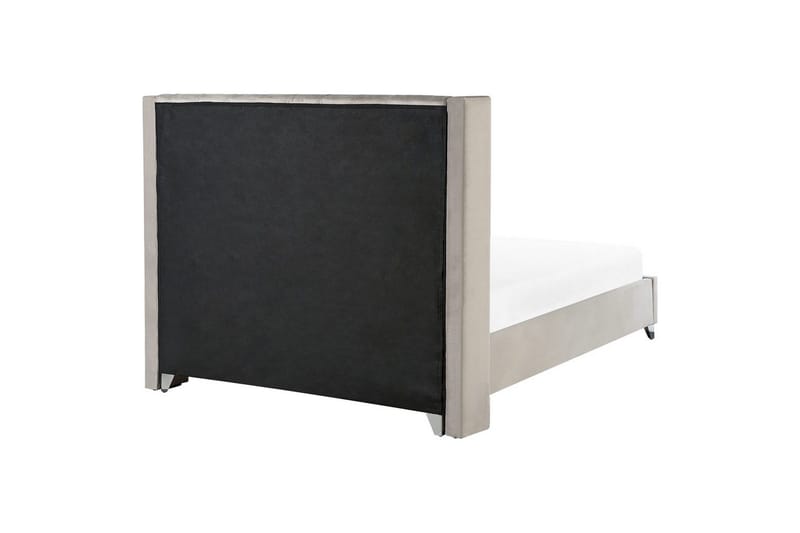 Säng med lamellram Lubbon - Ljusgrå, Silver, 180x200 cm - Möbler - Sovrum - Sängram & sängstomme