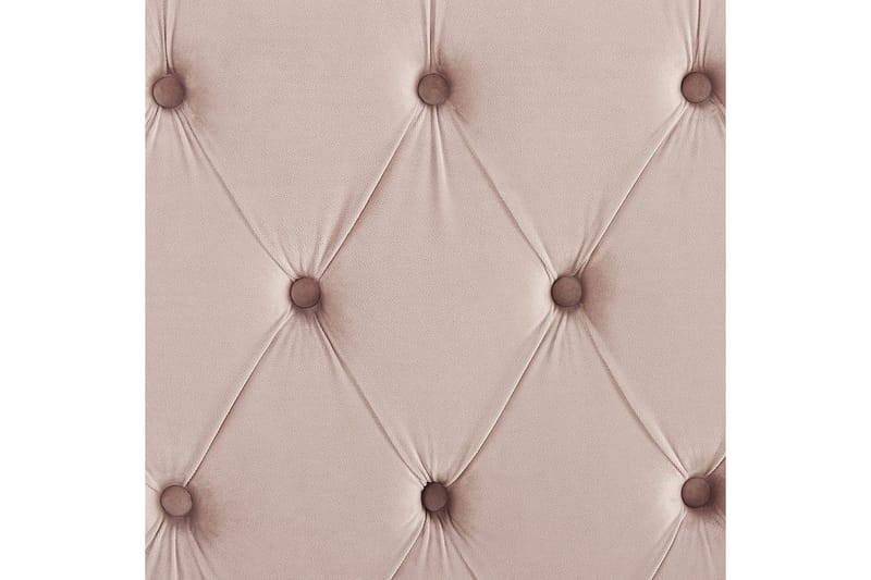 Säng med lamellram Lubbon - Rosa, Silver, 160x200 cm - Möbler - Sovrum - Sängram & sängstomme