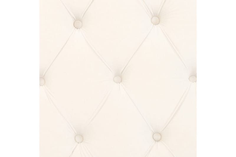 Säng med lamellram Lubbon - Vit, Silver, 180x200 cm - Möbler - Sovrum - Sängram & sängstomme