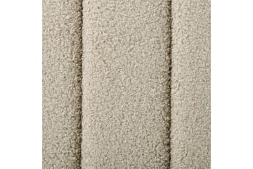 Säng med lamellram Lunan - Beige, svart/Bouclé, 160x200 cm - Möbler - Sovrum - Sängram & sängstomme