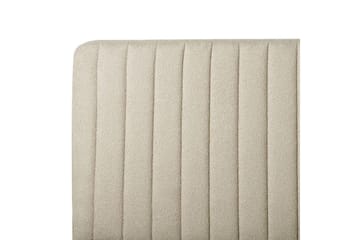 Säng med lamellram Lunan - Beige, svart/Bouclé, 160x200 cm - Möbler - Sovrum - Sängram & sängstomme